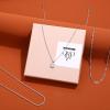 imageORAZIO Layered Necklaces for Women14K Gold PlatedSilver Stacked Necklaces for WomenDainty Pearl Paper Clip Chain Pendant Choker Necklace Set Cute CZ Stackable Womens Necklaces Trendy Gold Y Necklace Jewelry Set GiftSilver