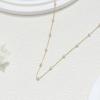 imageORAZIO Pearl Necklaces for Women 14K Gold Plated Layered Pearls Choker Necklace Dainty Freshwater Pearl Pendant Necklace Gold Necklace with Pearl Jewelry Gift for WomenSatellite Pearl NecklaceGold