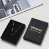 imageORAZIO Pearl Necklaces for Women 14K Gold Plated Layered Pearls Choker Necklace Dainty Freshwater Pearl Pendant Necklace Gold Necklace with Pearl Jewelry Gift for WomenSatellite Pearl Necklace
