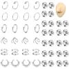 imageORAZIO Fake Nose Ring  Stainless Steel Fake Nose Rings for Women Small Faux Septum Nose Ring Stud CZ Lip Ring Stud Nose Cuff Cartilage Earring Small Non Piercing Nose Ring Faux Piercing JewelrySliver Tone