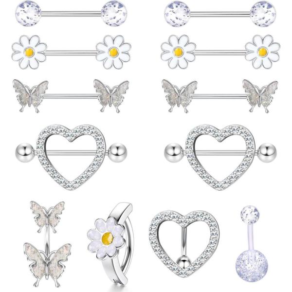 nipple rings - ORAZIO