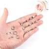 imageORAZIO 14 PCS Rook Piercing Jewelry Surgical Steel Eyebrow Piercing 16G Rook Earrings for Women Curved Barbells Eyebrow Rings Belly Lip Ring Cartilage Daith Helix Tragus Body PiercingsSilver Tone