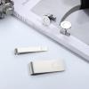imageORAZIO 4 PCS Initial Cufflinks and Tie Clips for Men Stainless Steel Personalized Engraved Cuff Links and Tie Bar Money Clip Set Alphabet Letter AZ with Gift Box for Father HusbandLetterCSilver Tone