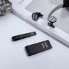 imageORAZIO 4 PCS Initial Cufflinks and Tie Clips for Men Stainless Steel Personalized Engraved Cuff Links and Tie Bar Money Clip Set Alphabet Letter AZ with Gift Box for Father HusbandLetterHBlack Tone
