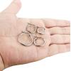 imageORAZIO 4 Pairs Stainless Steel Hoop Earrings Set Cute Huggie Earrings for Women10MM20MMA Silvertone 4 pairs