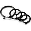 imageORAZIO 4 Pairs Stainless Steel Hoop Earrings Set Cute Huggie Earrings for Women10MM20MMD Blacktone 4 pairs