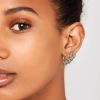imageORAZIO 4 Pairs Stainless Steel Hoop Earrings Set Cute Huggie Earrings for Women10MM20MME Silvertone 4 pairs Goldtone 4 pairs