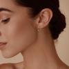 imageORAZIO 4 Pairs Stainless Steel Hoop Earrings Set Cute Huggie Earrings for Women10MM20MME Silvertone 4 pairs Goldtone 4 pairs