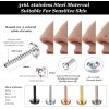 imageORAZIO 10Pcs 18G Nose Studs  316L Stainless Steel Stud Nose Rings for Women CZ Screwback Nose Piercings Cartilage Earrings Lip Rings Small Flatback Stud Earrings for Sensitive Ear Internally ThreadedB 18G Bar Length8mm03in