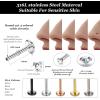 imageORAZIO 10Pcs 18G Nose Studs  316L Stainless Steel Stud Nose Rings for Women CZ Screwback Nose Piercings Cartilage Earrings Lip Rings Small Flatback Stud Earrings for Sensitive Ear Internally ThreadedD 18G Bar Length 6mm024