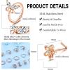 imageORAZIO 16Pcs Nose Rings  Womens Surgical Steel Nose Studs ampamp Hoops 20G L Shaped Corkscrew Gold SilverRose Gold