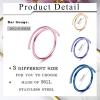 imageORAZIO 3648Pcs Nose Ring Double Nose Ring For Single Piercing Nose Hoops for Women Men Colorful Twist Hoop Nose Ring Spiral Nose Piercing Lip Rings 6810MM36Pcs Mixed Color