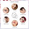 imageORAZIO 36Pcs Surgical Steel Nose Ring Hoop for Women 20 Gauge Nose Piercing Jewelry Septum Ring Cartilage Helix Piercing 612mm6mm  8mm  10mm