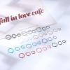 imageORAZIO 36Pcs Surgical Steel Nose Ring Hoop for Women 20 Gauge Nose Piercing Jewelry Septum Ring Cartilage Helix Piercing 612mm6mm  8mm  10mm