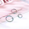 imageORAZIO 36Pcs Surgical Steel Nose Ring Hoop for Women 20 Gauge Nose Piercing Jewelry Septum Ring Cartilage Helix Piercing 612mm6mm  8mm  10mm