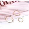 imageORAZIO 36Pcs Surgical Steel Nose Ring Hoop for Women 20 Gauge Nose Piercing Jewelry Septum Ring Cartilage Helix Piercing 612mm8mm  10mm  12mm