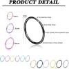 imageORAZIO 36Pcs Surgical Steel Nose Ring Hoop for Women 20 Gauge Nose Piercing Jewelry Septum Ring Cartilage Helix Piercing 612mmstyle2 6810