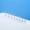 imageORAZIO 48 Pcs 18G Stainless Steel Nose Piercing Lip Rings Studs Ear Piercings 6mmA 4 pairs  612mm