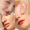 imageORAZIO 48 Pcs 18G Stainless Steel Nose Piercing Lip Rings Studs Ear Piercings 6mmA 4 pairs  612mm