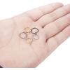 imageORAZIO 512Pcs 20G Stainless Steel Nose Ring Hoop CZ Body Ear Piercing 5 Mixed ColorsA5Pcs 20G Inner Diameter8mm