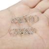 imageORAZIO 512Pcs 20G Stainless Steel Nose Ring Hoop CZ Body Ear Piercing 5 Mixed ColorsG12Pcs20G Inner Diameter8mm
