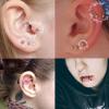 imageORAZIO 84PCS Professional Piercing Kit Stainless Steel 14G 16G Belly Tongue Tragus Nipple Lip Nose Ring Body JewelryA1SET