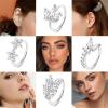 imageORAZIO 9pcs 20G Nose Rings Hoops for Women  Surgical Steel Paved CZ Cartilage Earring Hoop Cute Butterfly Flower Nose Piercing Jewelry  Silver Gold Black Rose GoldSilver Tone