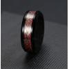 imageORAZIO Stainless Steel Fidget Ring Black Spinner Ring For Men Women Anxiety Stress Relieving Spinning Ring Cool Male Spin Ring Men Wedding Engagement Promise Band Rings 8MM WideRed