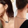 imageORAZIO 510Pcs Stainless Steel Necklace Bracelet Extender Chain Set2quot 3quot 4quot 5quot 6quotC5pcs Blacktone