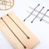 imageORAZIO 510Pcs Stainless Steel Necklace Bracelet Extender Chain Set2quot 3quot 4quot 5quot 6quotC5pcs Blacktone