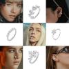 imageORAZIO 8Pcs 20G Stainless Steel Nose Hoop Ring for Women Men Paved CZ Cross Moon Flower Crawler Cartilage Earrings Nose Piercing Hoop Body Piercing JewelrySliverTone