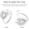 imageORAZIO 9Pcs 20G Nose Rings Paved CZ Stainless Steel Hoops for Women Men Silver Rose Gold Plated Piercings Jewelry Opal 8mm