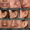 imageORAZIO Nose Rings for Women  14K Gold Filled Hypoallergenic Surgical Steel Nose Ring Hoops 18G20G Small Cute CZ Straight Screw L Shaped Nose Studs Piercings Jewelry for Women Men 15Pcs14K Gold Filled
