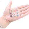 image:imageORAZIO 14G Nipplerings Nipple Tongue Belly Button Rings Stainless Steel Rhinestone Crystal Disco Ball Barbell Body Piercing Jewelry