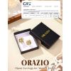 image:imageORAZIO Clip On Earrings Women Geometric Statement Unique Non Pierced Earrings 14K Gold Plated Knot Chunky Drop Dangle Hoop Stud Clipon Earrings for Women TrendyStyle EGold Plated