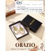 image:imageORAZIO Clip On Earrings Women Geometric Statement Unique Non Pierced Earrings 14K Gold Plated Knot Chunky Drop Dangle Hoop Stud Clipon Earrings for Women TrendyStyle BGold Plated