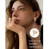 image:imageORAZIO Pearl Clip on Earrings for Women Danlge Fake Trendy Non Piercing Hypoallergenic Cute Pink Bow Clip on Earrings for Womengold plated bow a