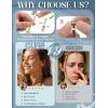 image:imageORAZIO 14K Gold Filled Nose Rings Studs Hoops for Women Men 20G 18G Hypoallergenic Surgical Steel Push in Threadless Flat Back Earrings CZ Helix Tragus Lip Cartilage Medusa Nostril Piercing JewelryOpal StyleGold Plated
