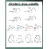 image:imageORAZIO Nose Rings for Women  14K Gold Filled Hypoallergenic Surgical Steel Nose Ring Hoops 18G20G22G Small Cute CZ Screw L Shaped Nose Studs Piercings Jewelry for Women Men 12PcsSilver Plated