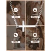 image:imageORAZIO Cross Necklace for Women 925 Sterling Silver or 18K Gold Plated Cross Necklaces Simple Box Chain Small Cross Pendant Choker Necklace Jewelry GiftsSilver PlatedLink Small