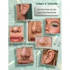 image:imageORAZIO 18G Horseshoe Nose Rings for Women Men Double Gem Horse Shoe Nose Ring Hoops Surgical Steel Silver Gold Cartilage Helix Tragus Daith Earrings Labret Lip Piercing Jewelry Cute Small Septum RingsGoldDouble CZ Hoop