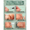 image:imageORAZIO 18G Horseshoe Nose Rings for Women Men Double Gem Horse Shoe Nose Ring Hoops Surgical Steel Silver Gold Cartilage Helix Tragus Daith Earrings Labret Lip Piercing Jewelry Cute Small Septum RingsGoldWhite CZ