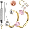 Gold-Pink CZ