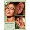 image:imageFlat Back Stud Earrings for Women Hypoallergenic Surgical Steel Internal Thread CZ Stud Piercing Jewelry for Tragus Helix Conch Cartilage 14K GoldSilver Plated Nose Lip Labret Medusa Piercing 16G 18GSilver Plated