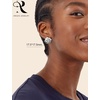 image:imageORAZIO 14K Gold Plated 925 Sterling Silver Posts Knot Statement Earrings for Women Hypoallergenic Trendy Chunky Drop Dangle Earrings Lightweight Fashoin Accessories Gold Jewelry Gifts for WomensSilver Stud Earrings