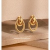 image:imageORAZIO 14K Gold Plated 925 Sterling Silver Posts Knot Statement Earrings for Women Hypoallergenic Trendy Chunky Drop Dangle Earrings Lightweight Fashoin Accessories Gold Jewelry Gifts for WomensGold Knot Earrings for women