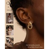 image:imageORAZIO 14K Gold Plated 925 Sterling Silver Posts Knot Statement Earrings for Women Hypoallergenic Trendy Chunky Drop Dangle Earrings Lightweight Fashoin Accessories Gold Jewelry Gifts for WomensGold Knot Earrings for women