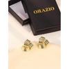 image:imageORAZIO 14K Gold Plated 925 Sterling Silver Posts Knot Statement Earrings for Women Hypoallergenic Trendy Chunky Drop Dangle Earrings Lightweight Fashoin Accessories Gold Jewelry Gifts for WomensGold Knot Earrings