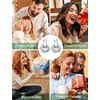 image:imageORAZIO 14K Gold Plated 925 Sterling Silver Posts Knot Statement Earrings for Women Hypoallergenic Trendy Chunky Drop Dangle Earrings Lightweight Fashoin Accessories Gold Jewelry Gifts for WomensSilver Chunky Earrings