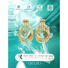 image:imageORAZIO 14K Gold Plated 925 Sterling Silver Posts Knot Statement Earrings for Women Hypoallergenic Trendy Chunky Drop Dangle Earrings Lightweight Fashoin Accessories Gold Jewelry Gifts for WomensGold Lightweight Earrings